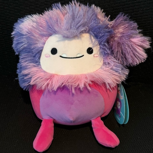 Woxie 8” Pink and Purple Bigfoot Squishmallow - Picture 1 of 3